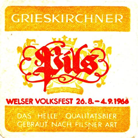 grieskirchen o-a gries quad 1ab (190-welser volksfest 1966-braunrot)